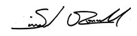 Simon O'Connell signature