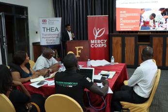 Ugandan professionals at a workshop.